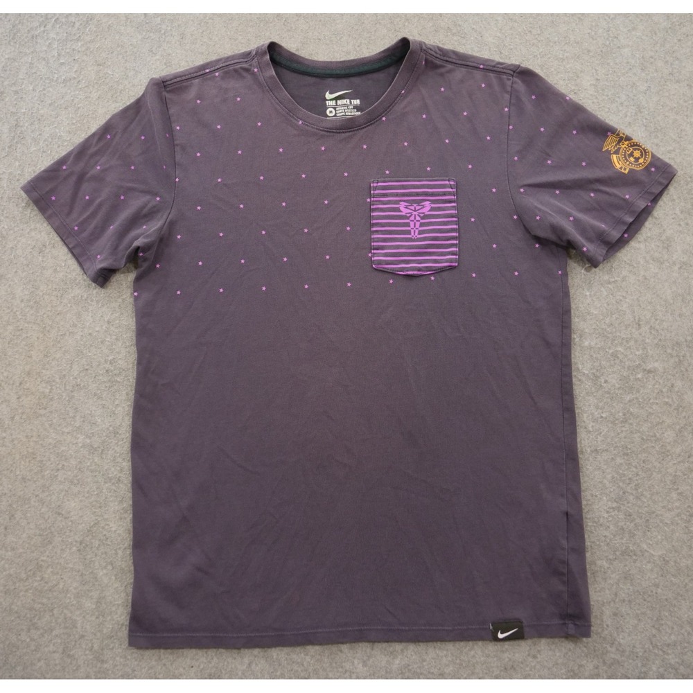 Nike Kobe Bryant Shirt Mens Medium Purple Black Mamba Medium Dri-Fit Tee